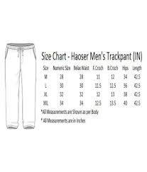 Haoser Solid Mens 100 Cotton Comfortable Grey Track Pants