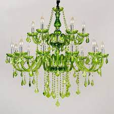 Schonbek bordeaux 22 wide colored cr. Green Crystal Chandelier Candle Lamp Room Ktv Lamp Hotel Restaurant Colored Glass Chandeliers 18 Arms Large Chandeliers Europe Lamp Hat Lamp H4lamp Alarm Aliexpress
