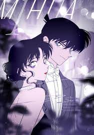 🌸🌸🌸 — Shinichi and Ran in front of the cameras 💋💗