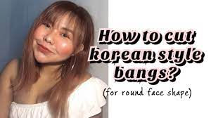 how to cut korean style bangs for
