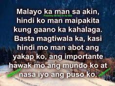 It means being separated and nothing changes. Tagalog Love Quotes Sa Long Distance Relationship Hover Me