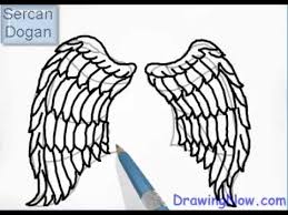 How To Draw Angel Wings Youtube