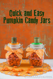 Quick Easy Pumpkin Candy Jar