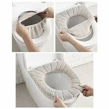 Washable Soft Warmer Toilet Seat Cover