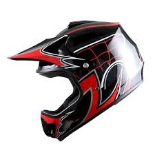 Wow Youth Kids Motocross Bmx Mx Atv Dirt Bike Helmet Spider Red Walmart Com