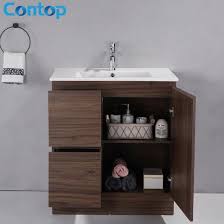 single sink square bathroom vanity unit