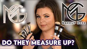 new 2021 makeup geek face brush review