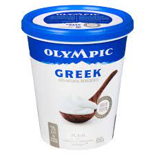 olympic greek plain yogurt 2 m f