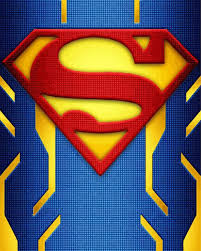Aesthetic Superman Logo Paint By
