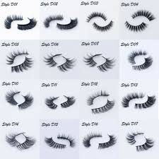 Details About 1pairs 100 Real Mink 3d Long Thick Volume False Eyelashes Eyelash Extension