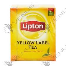 lipton yellow label tea 100 teabags x2g