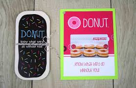 Free Printable Donut Cut Out Gift Card Holder Gcg