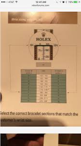 Rolex Oysterflex Band Sizing Rolex Forums Rolex Watch Forum