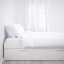 Discover ways to improve your quality of sleep. Brimnes Bed Frame With Storage White Luroy Queen Ikea