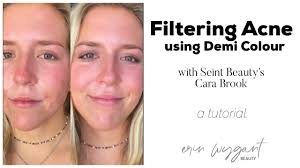 filtering acne using demi colour you