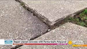 repair uneven concrete with perma seal