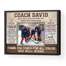 hockey coach print istant coach gift