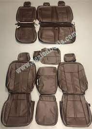 Coffee Brown Leather Seat Covers