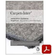 installation guideline carpets inter