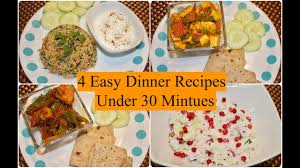 Before organizing a romantic dinner at home, see to it that on the day you are planning it, both of you are alone and sans any keep the room lights dim, so that the candles can add their own mystery to the surroundings. 4 Easy Indian Dinner Recipes Under 30 Minutes 4 Quick Dinner Ideas Simple Living Wise Thinking Youtube