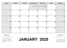 2020 south africa calendar templates