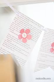 spring banner pink flower book page