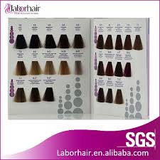 Hot Item Professional Hair Color Chart Printing Strip Shape