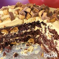 Reese S Brownie Cake gambar png
