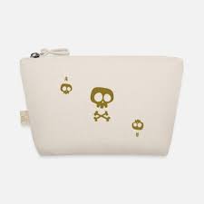 skull ace for card players tote bag