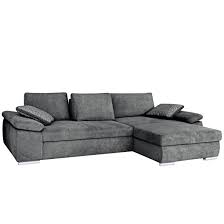 The revivus sofa bed do not only contains a durable metal frame, recycled fiberfill and granulated foam it also features a beautiful fabric made of recycled plastic bottles. Garnitur Finca Stoffbezug Anthrazit Ca 295 X 190 Cm Mobel Boss