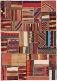 kilim patchwork multicolor 205 x 146 cm