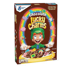 is chocolate lucky charms cereal