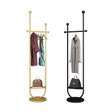 Maybe you would like to learn more about one of these? 72 Gold Modern Simple Line Design Cloth Rack With Shelf