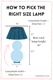 size bedside lamps