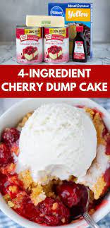 Cherry Vanilla Dump Cake gambar png