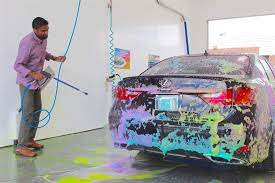 Get your car washed at our workshop with water jet to remove mud and sands. Iq Car Wash