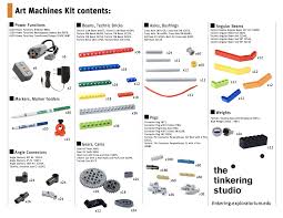 tinkering project lego art machines