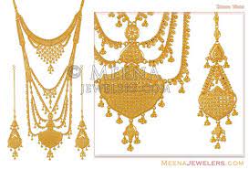 gold rani haar indian bridal necklace