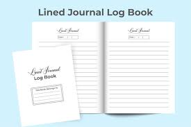 line journal log book kdp interior