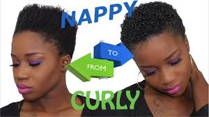 Black women are often associated with their nappy curls and it gets confusing to other people why a black woman can rock multiple hairstyles. How To Make Nappy Hair Curly Wash And Go On Twa Hair Youtube