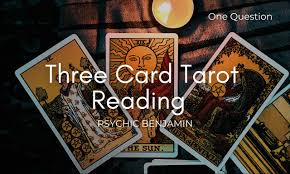 provide a three card tarot reading by