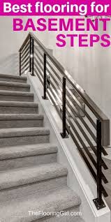 basement stairs best flooring choices