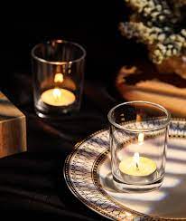 Letine Tealight Glass Votive Candle