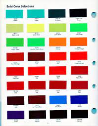 ppg fleet color selector