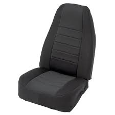 Smittybilt 471701 Neoprene Seat Cover Set Front Rear Black
