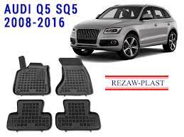 all weather rubber floor mats set for
