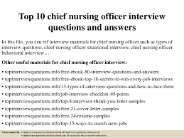 Top 10 Chief Nursing Officer Interview Questions And Answers