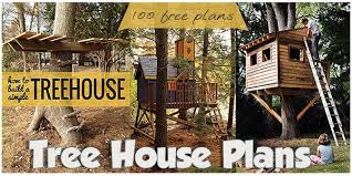36 Tree House Plans Simple To Multi
