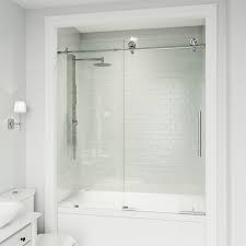 Frameless Glass Sliding Bathtub Door