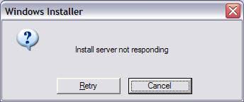 Attēlu rezultāti vaicājumam “Install Server Not Responding”